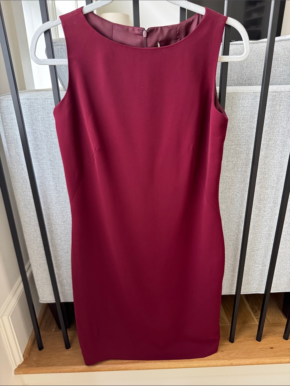 Source Unknown Wine  Sleeveless Sheath Dress